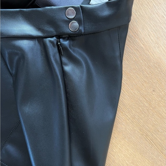 Faux Leather Midi Skirt - Picture 6 of 6